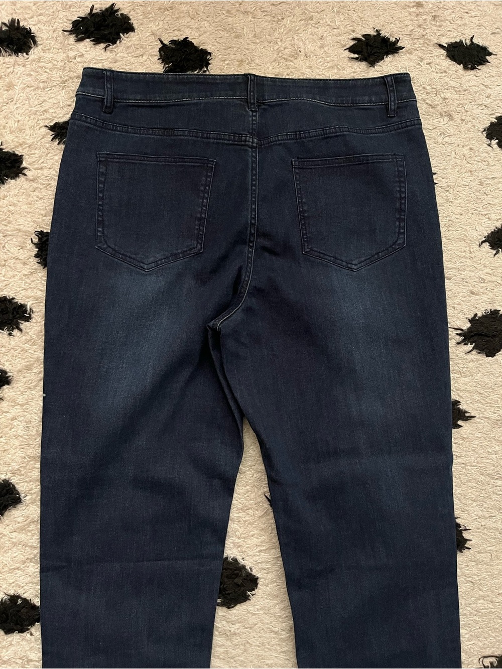 J jill size 14 smooth fit slim ankle Dark Blue Stretch Jeans - Picture 10 of 10